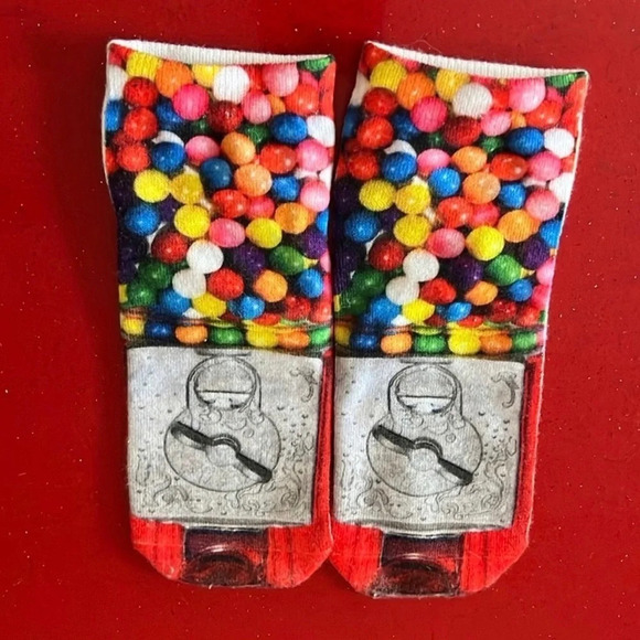 [FWP] Living Royal Socks - Gumball Machine  Design - Picture 1 of 3